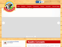 Tablet Screenshot of losquesosdeoriente.com